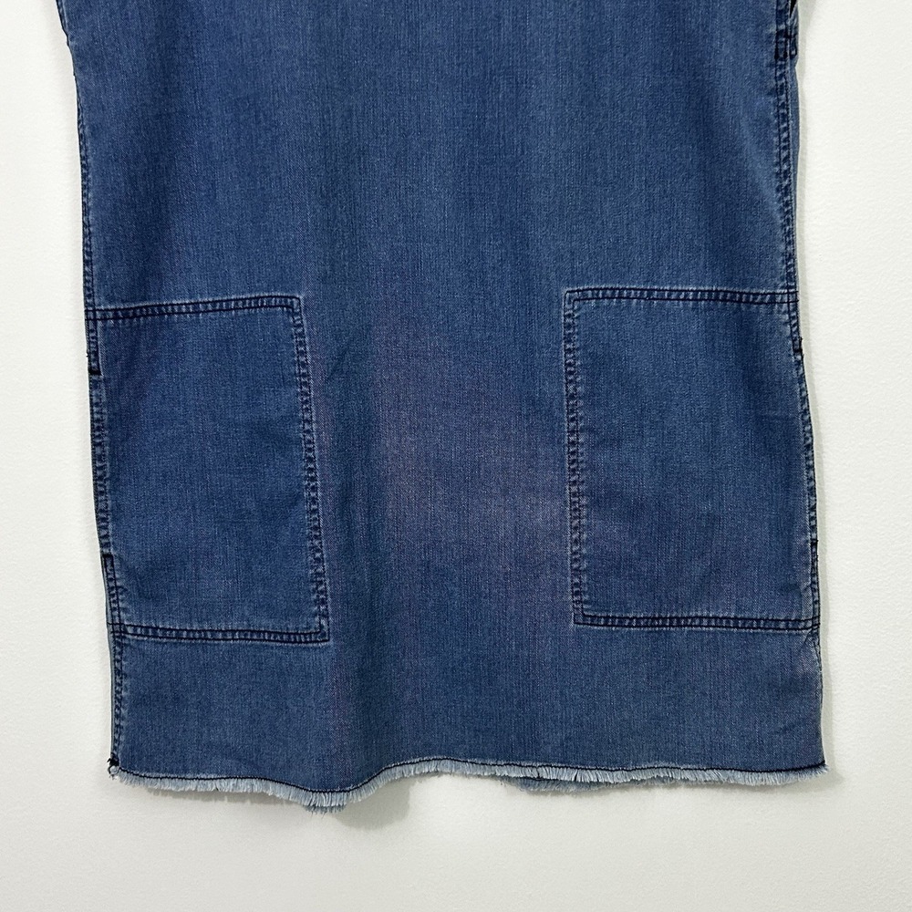 Wilfred Blue Denim Mini Dress - Picture 6 of 14